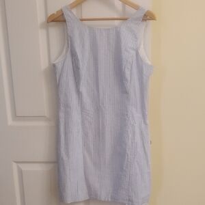 Southern Tide Blue and White Striped Dress